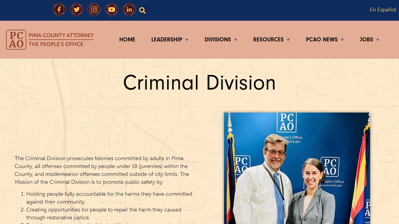 Criminal Division - Pima County Attorney's Office
